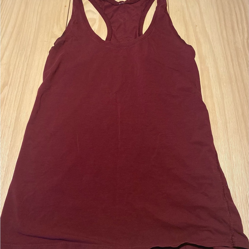 Women's Burgundy Tank Top